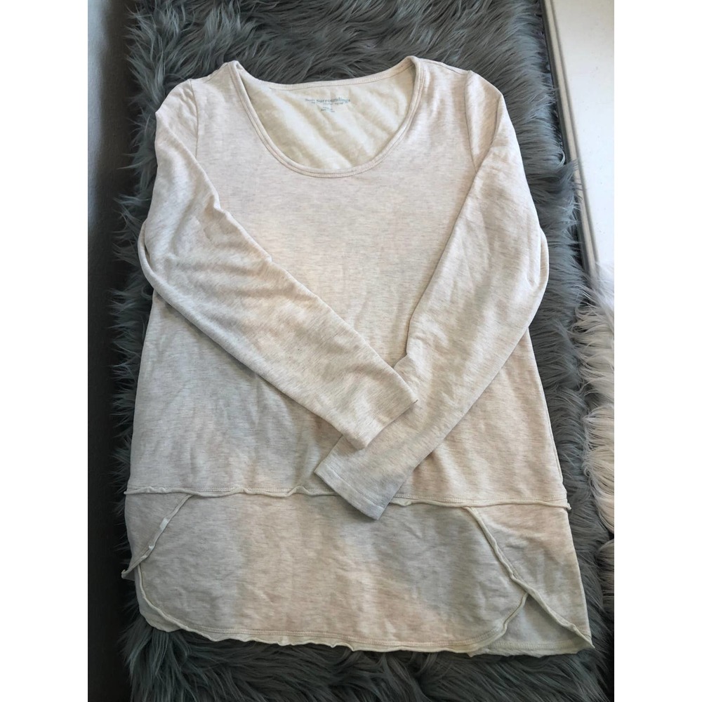 soft surroundings asymmetrical tunic top size medium